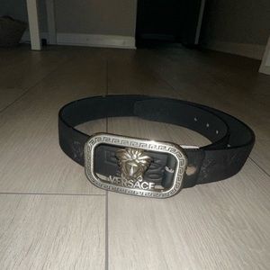 Black men’s Versace Sport belt